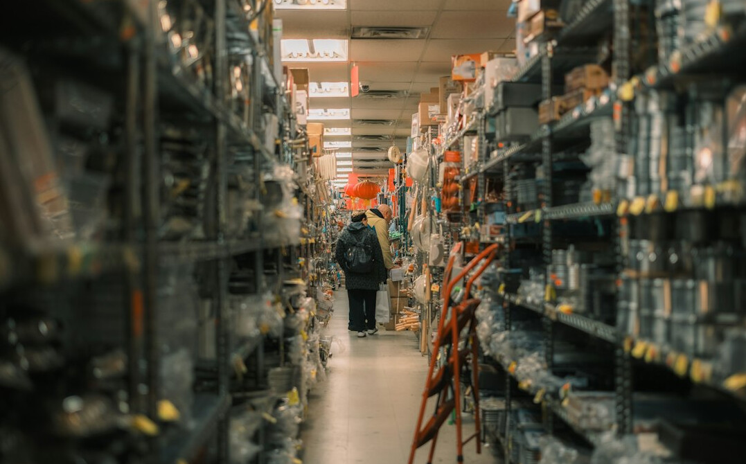 night security guard in department store